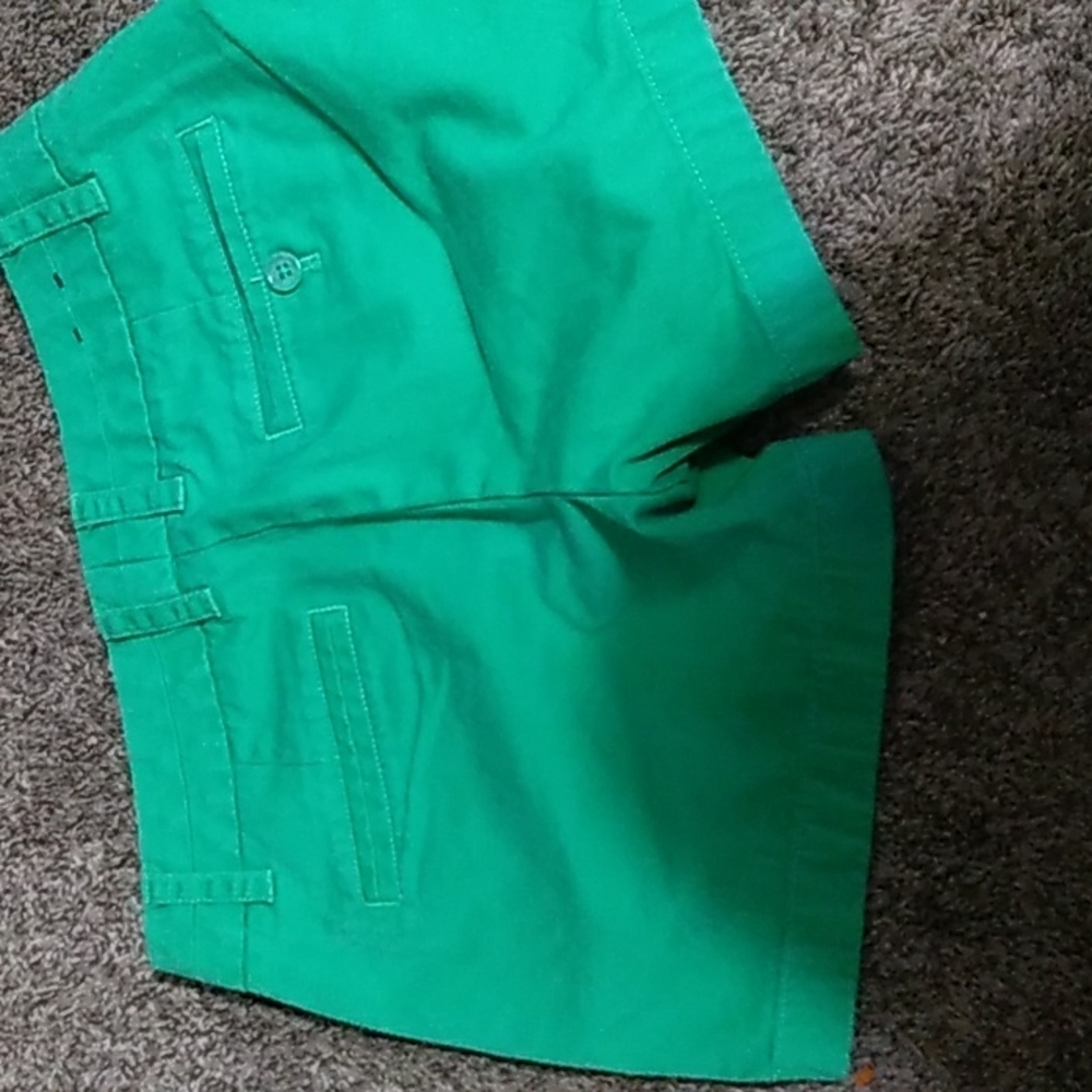 J. CREW CHINO JUNIORS SHORTS SZ 00 - Picture 2 of 5